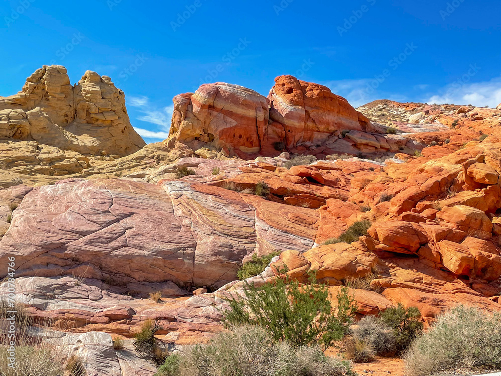 Valley of Fire Nevada red rock hills