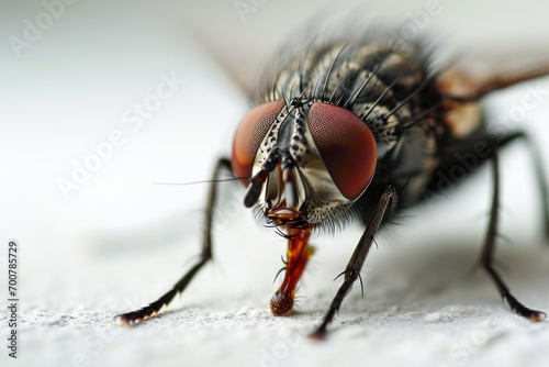 macro of fly © paul