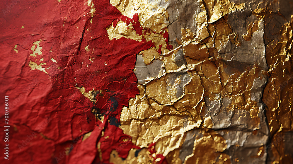 Fototapeta premium Emraude and gold texture