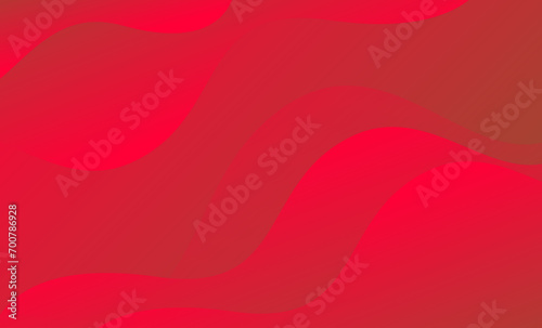 Abstract red wave background. Dynamic shapes composition. Vector illustration photo