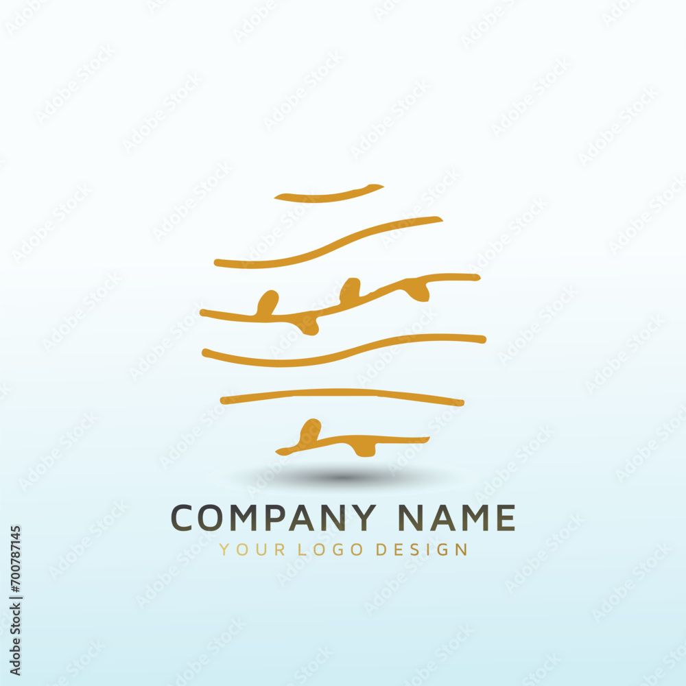 Outdoor Living vector logo design Outdoor Living vector logo design