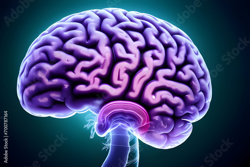 3d rendered illustration of a brain