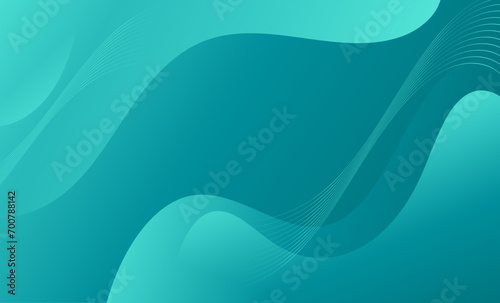 Green wave abstract background, web background, green texture, banner design, creative cover design