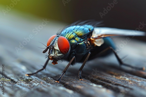 macro of fly © paul