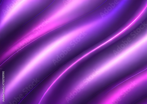 Purple modern background, Wave, in space bright style, Generative AI © LIUBOMYR