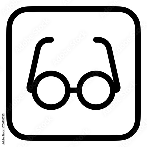 Editable reading glasses vector icon. Part of a big icon set family. Perfect for web and app interfaces, presentations, infographics, etc