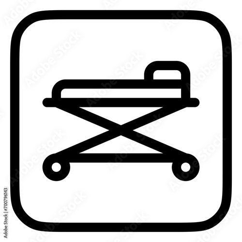 Editable stretcher vector icon. Part of a big icon set family. Perfect for web and app interfaces, presentations, infographics, etc