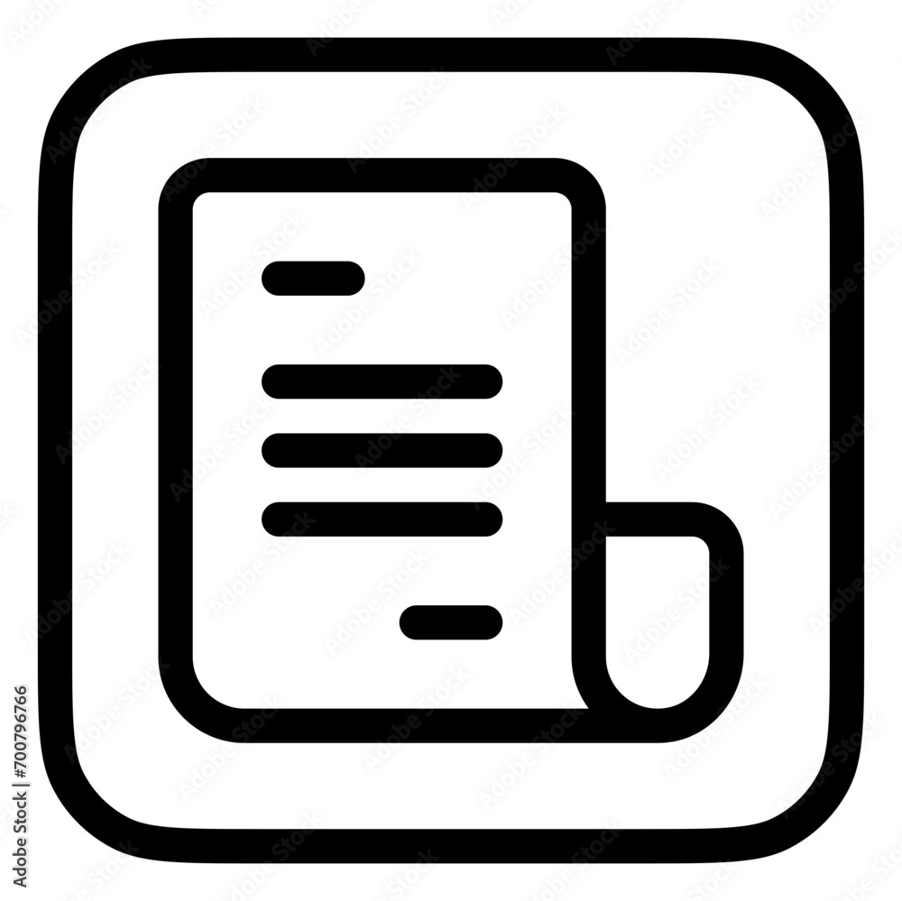 Editable document vector icon. Part of a big icon set family. Perfect for web and app interfaces, presentations, infographics, etc Editable document vector icon. Part of a big icon set family. Perfect for web and app interfaces, presentations, infographics, etc