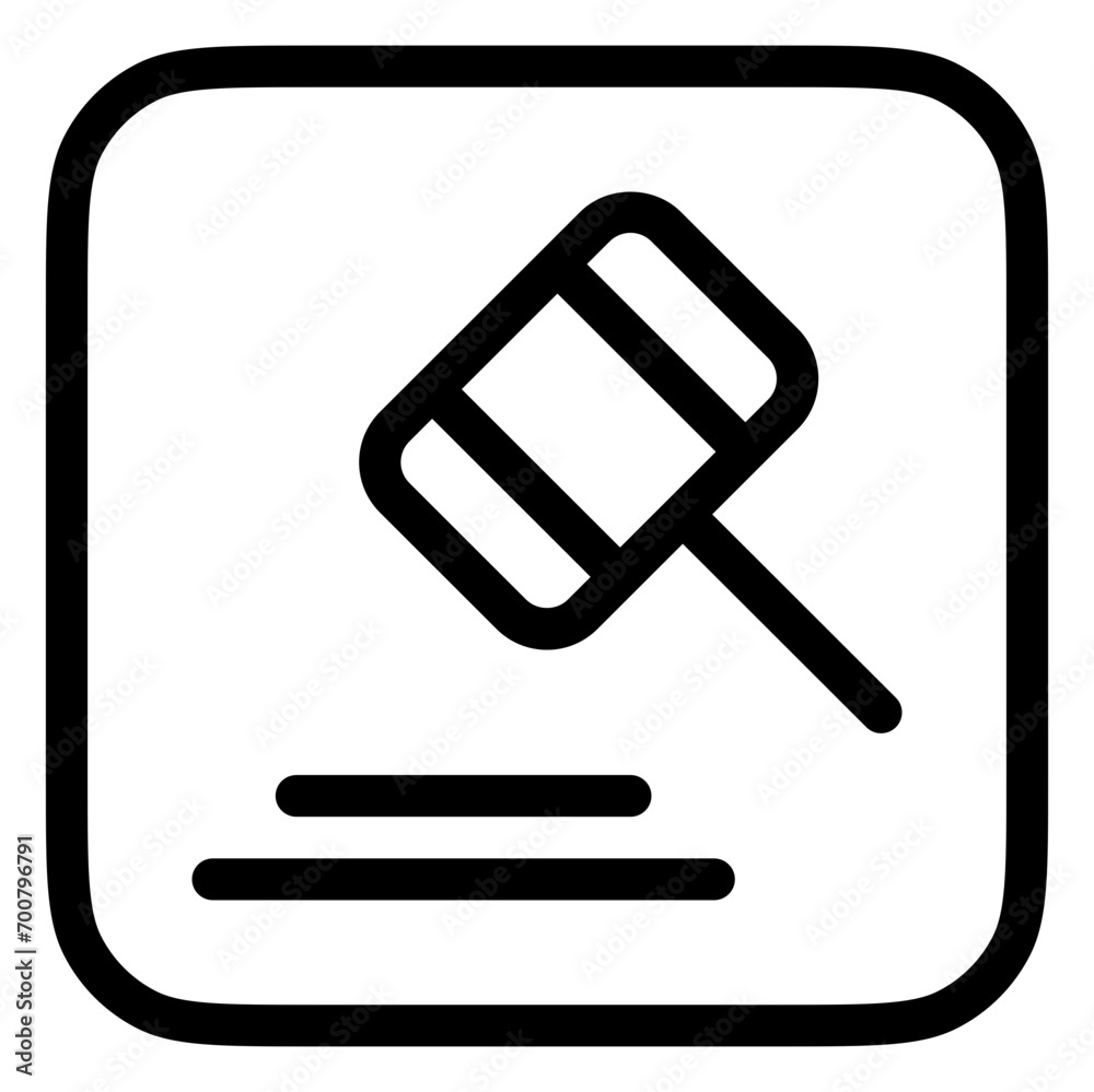 Editable gavel, law, hammer, auction vector icon. Part of a big icon set family. Perfect for web and app interfaces, presentations, infographics, etc Editable gavel, law, hammer, auction vector icon. Part of a big icon set family. Perfect for web and app interfaces, presentations, infographics, etc
