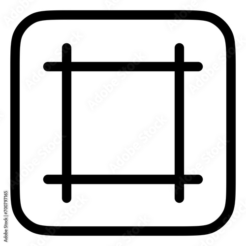 Editable frame, artboard vector icon. Part of a big icon set family. Perfect for web and app interfaces, presentations, infographics, etc