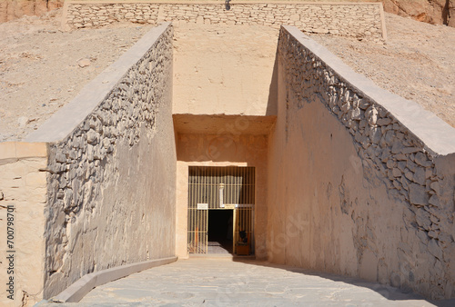 Eingang zu einer Grabkammer im Tal der Könige, Theben, Luxor, Ägypten