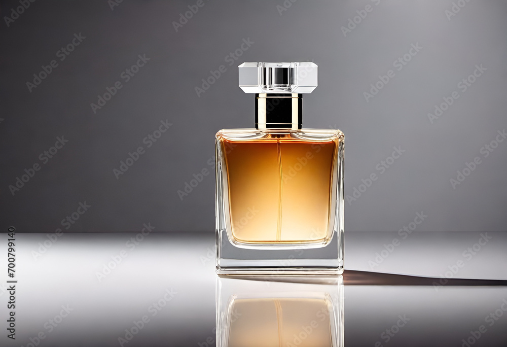 luxury niche perfume bottle on minimal background luxury niche perfume bottle on minimal background