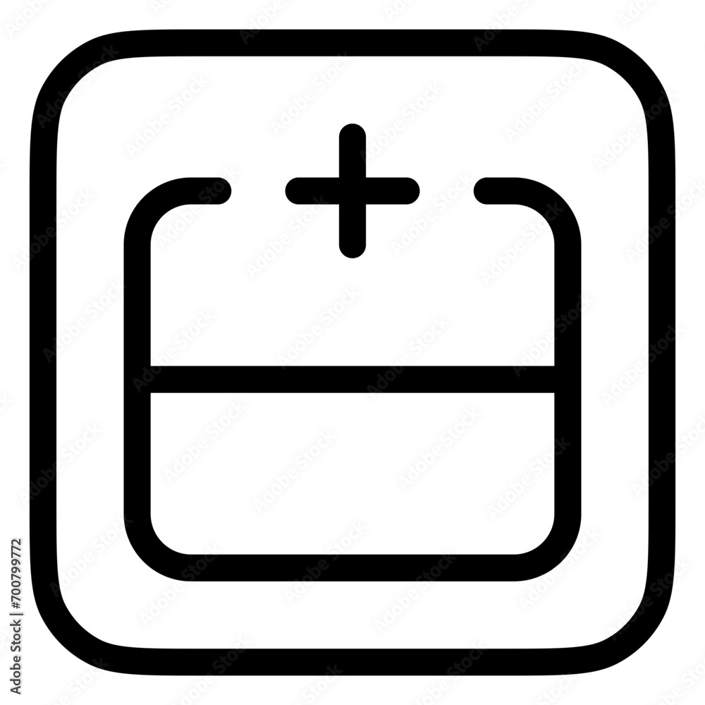 Editable add row above vector icon. Part of a big icon set family. Perfect for web and app interfaces, presentations, infographics, etc Editable add row above vector icon. Part of a big icon set family. Perfect for web and app interfaces, presentations, infographics, etc