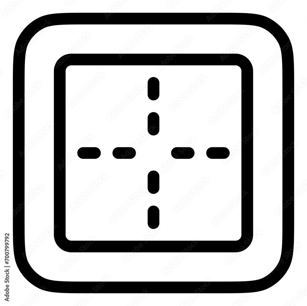 Editable outer border vector icon. Part of a big icon set family. Perfect for web and app interfaces, presentations, infographics, etc Editable outer border vector icon. Part of a big icon set family. Perfect for web and app interfaces, presentations, infographics, etc