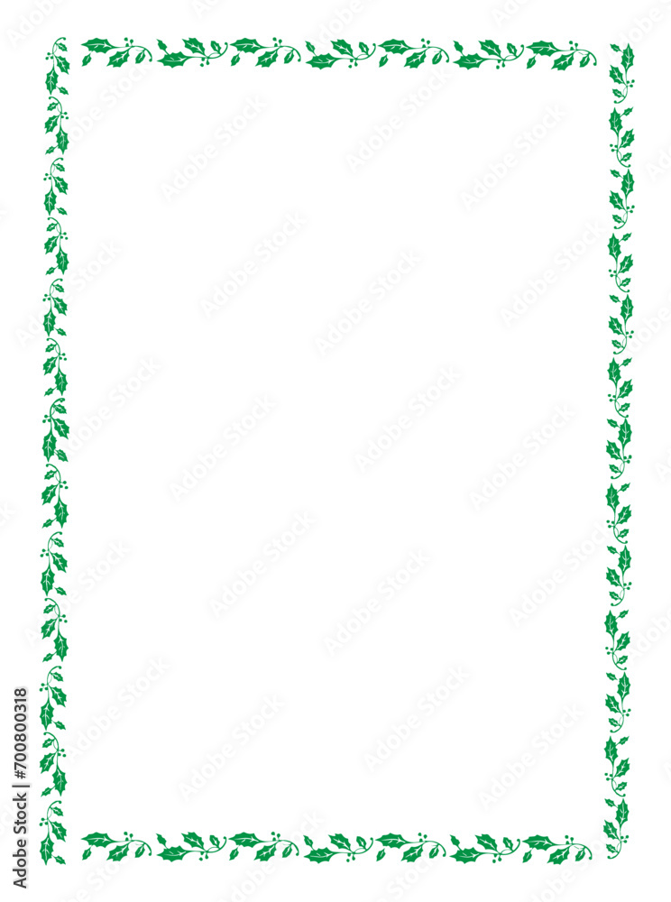 Green Vector floral leaves frame for your text and picture, frame with floral leaves ornament vector illustration Green Vector floral leaves frame for your text and picture, frame with floral leaves ornament vector illustration