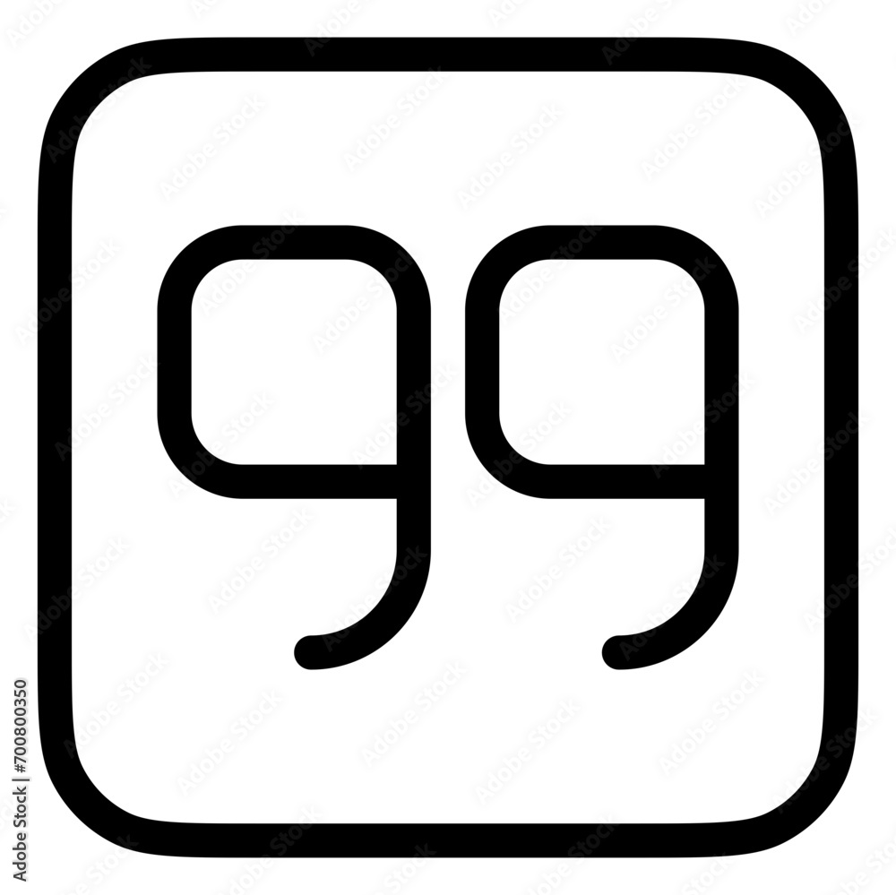 Editable quotation mark vector icon. Part of a big icon set family. Perfect for web and app interfaces, presentations, infographics, etc Editable quotation mark vector icon. Part of a big icon set family. Perfect for web and app interfaces, presentations, infographics, etc