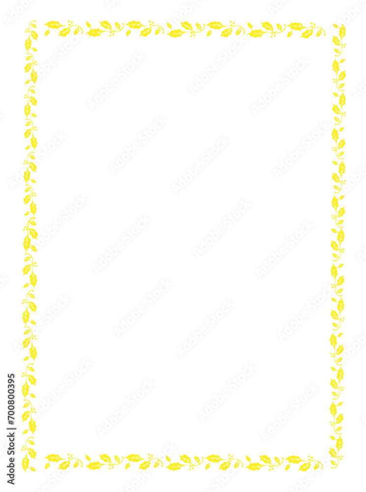Vector floral leaves frame for your text and picture, frame with floral leaves ornament vector illustration Vector floral leaves frame for your text and picture, frame with floral leaves ornament vector illustration