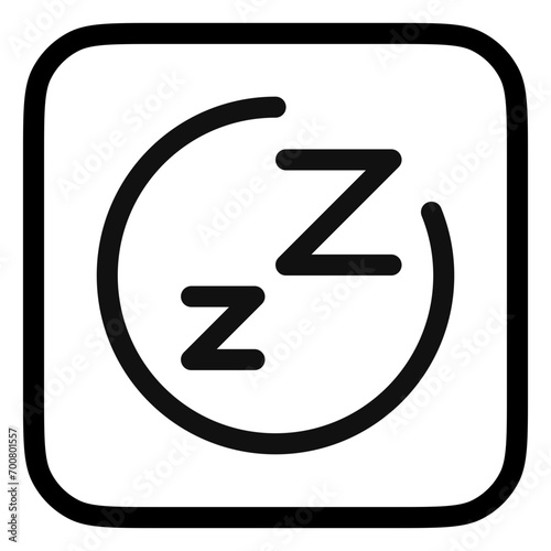 Editable vector sleep hybernate icon. Part of a big icon set family. Perfect for web and app interfaces, presentations, infographics, etc
