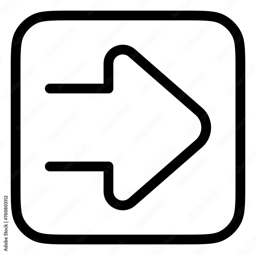 Editable vector forward arrow icon. Part of a big icon set family. Perfect for web and app interfaces, presentations, infographics, etc Editable vector forward arrow icon. Part of a big icon set family. Perfect for web and app interfaces, presentations, infographics, etc
