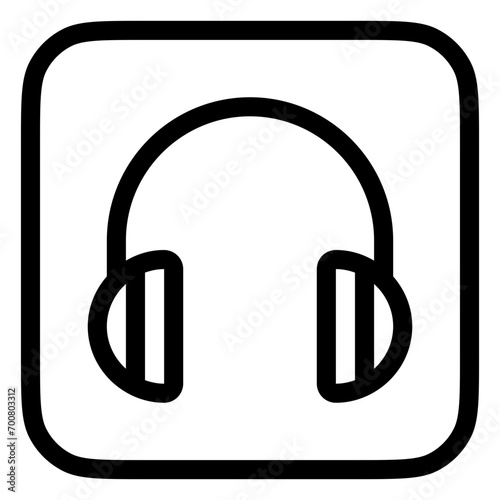 Editable vector headphones earmuffs icon. Black, transparent white background. Part of a big icon set family. Perfect for web and app interfaces, presentations, infographics, etc