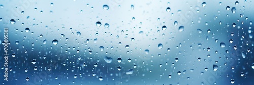 A close up of water droplets on a window. Abstract natural background.