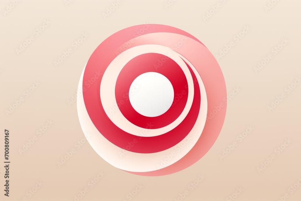Enchanting Abstract Rose: A Minimal Geometric Circle in Organic Shape, Captivating with its Flat Style Enchanting Abstract Rose: A Minimal Geometric Circle in Organic Shape, Captivating with its Flat Style