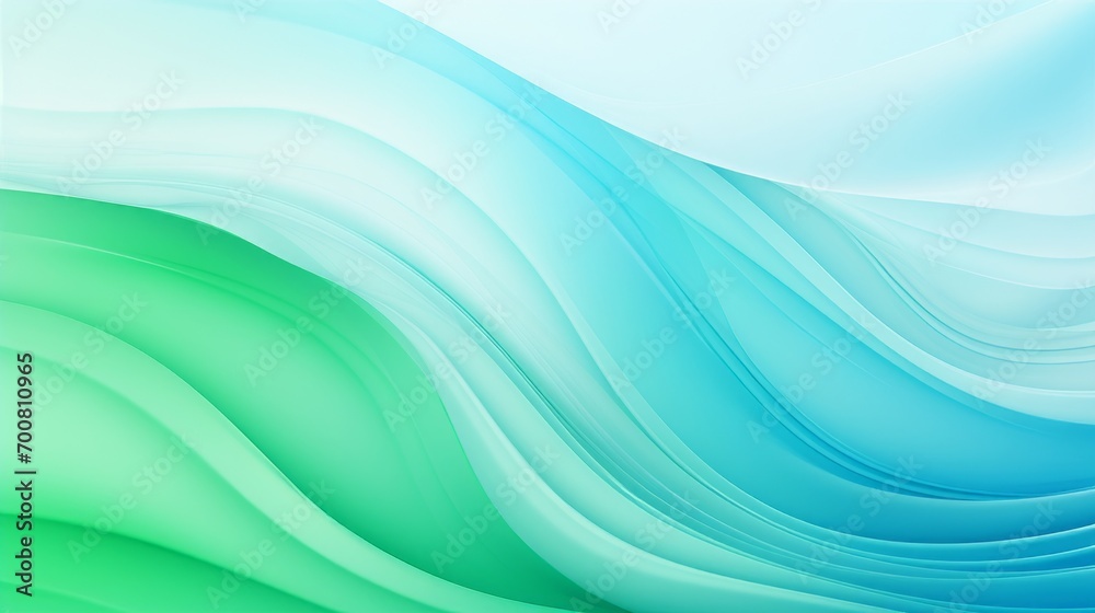 Fototapeta premium Enchanting Oceanic Symphony: Mesmerizing GreenBlue Wave Background for Captivating Visual Journeys