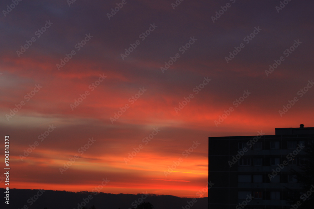 sunset in the city sunset in the city