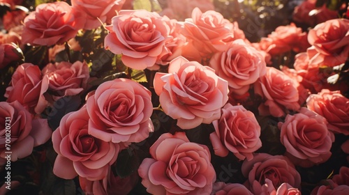 Blooming Splendor  A Breathtaking Tapestry of Daytime Roses