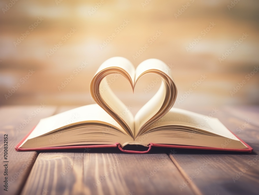 Love in the Pages: A Heartwarming Journey Through Literature on a Sunlit Table Love in the Pages: A Heartwarming Journey Through Literature on a Sunlit Table