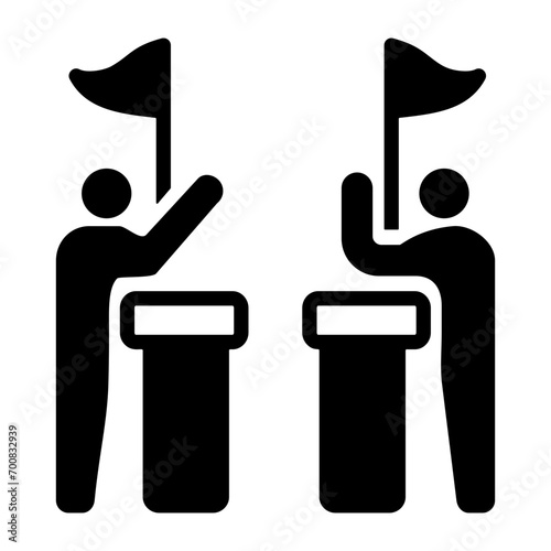 Political Debate Icon