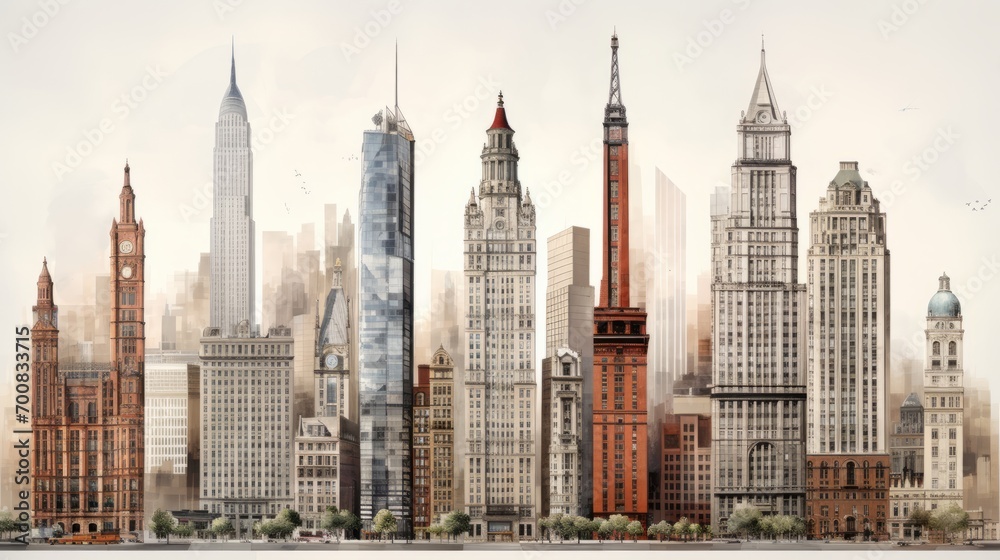 Cityscape Chronicles: A Timeless Tapestry of Architectural Marvels Unveiling the Evolution of Urban Skylines