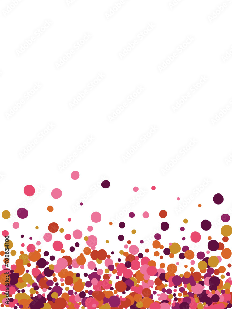 Colorful geometric abstract background. Overlapping colorful circles. Modern elegance, bright fashion background. For card, banner, poster, flyer, and web. Vector illustration