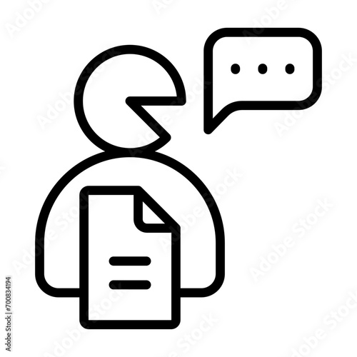 Verbal Communication Icon