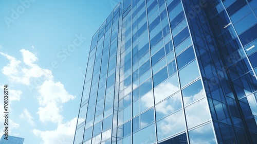 Crystal Clarity  Unveiling the Reflective Brilliance of the Corporate Skyline