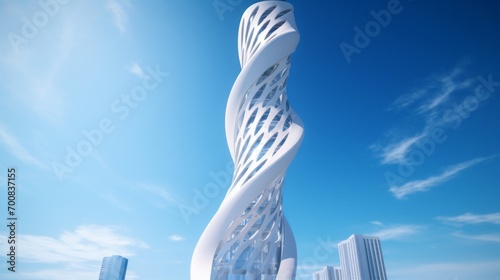 Twisted Brilliance: Unveiling the Futuristic Marvel of Contemporary Architecture photo