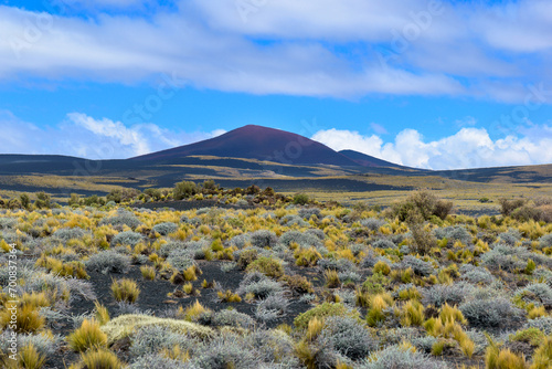 Colorido paisaje desértico volcánico - La Payunia - Argentina photo