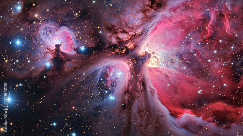 Beautiful clouds nebulas. Space wallpaper