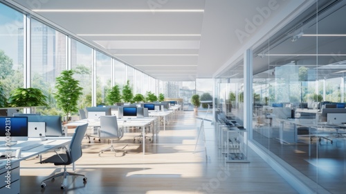 Effortless Elegance: Illuminating the Modern Workplace with Openness and Style