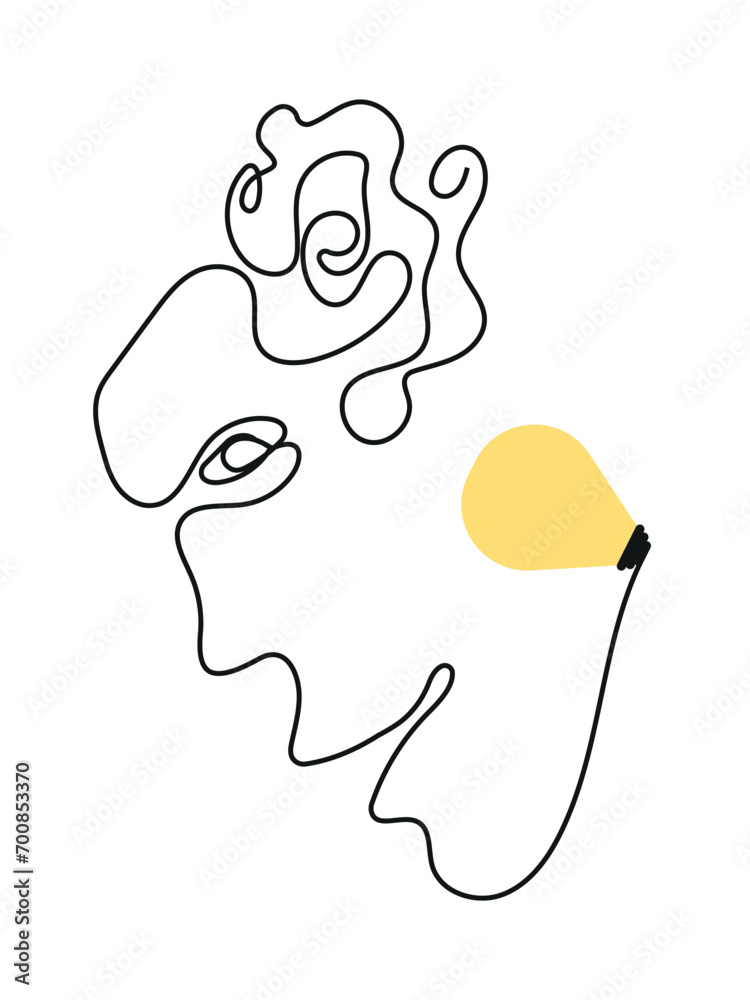 Creativity and idea, brainstorming for a solution, innovation to create a new idea concept. Creativity and idea, brainstorming for a solution, innovation to create a new idea concept.