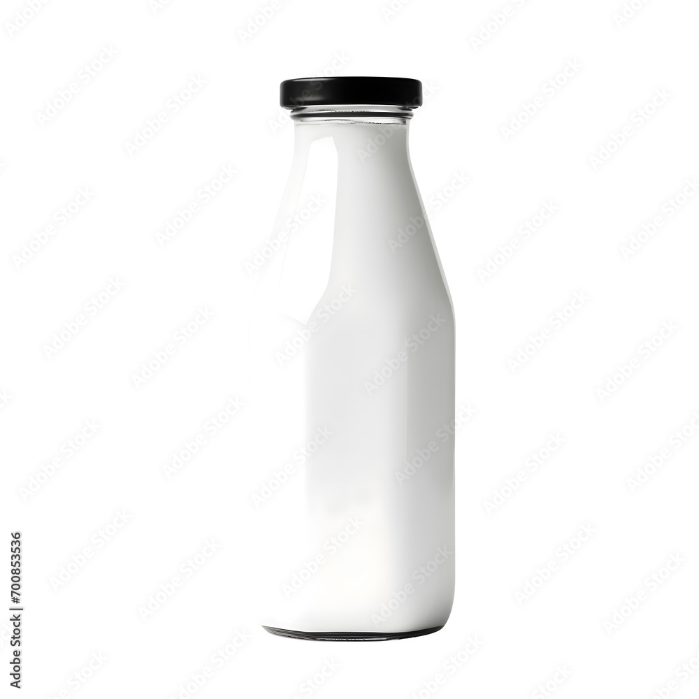 bottle of milk isolated on transparent background bottle of milk isolated on transparent background