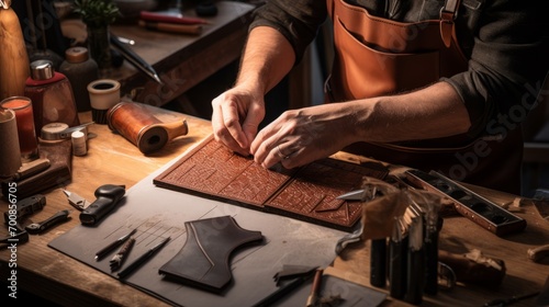 Artisanal Mastery: Handcrafted Leather Wallet with Exquisite Embossing - Unveiling Timeless Elegance and Unparalleled Craftsmanship