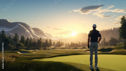 Sunrise Serenity: Mastering the Greens with a Pro Golfer's Insightful Analysis
