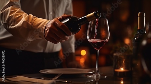 Elevating Elegance  Masterful Sommelier Unveils the Essence of Fine Wine in a Luxurious Dining Experience