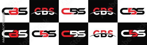 CBS logo. C B S design. White CBS letter. CBS, C B S letter logo design. Initial letter CBS  linked circle uppercase monogram logo. C B S letter logo vector design. CBS letter logo design five style.