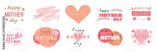 Set of clipart for Mother's...