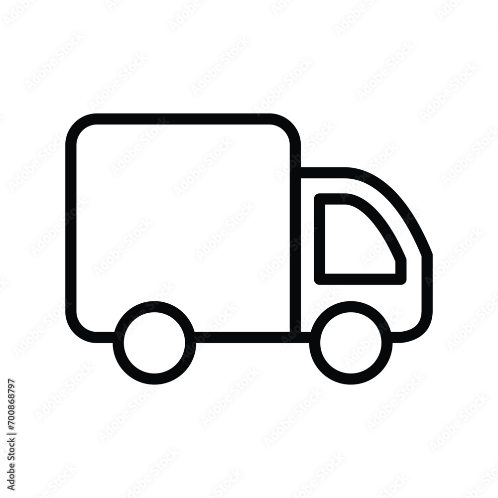 Vehicle truck transportation vector icon Vehicle truck transportation vector icon