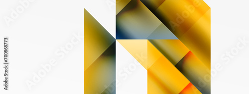 Captivating vector abstraction. Triangles interlock in mesmerizing dance, crafting dynamic geometric backdrop. Fusion of shapes and angles creates artful symphony of modern design