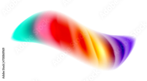 Color mixing liquid rainbow shape background