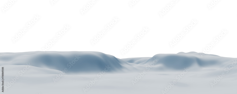 Obraz premium snowy mountain. Snow terrain